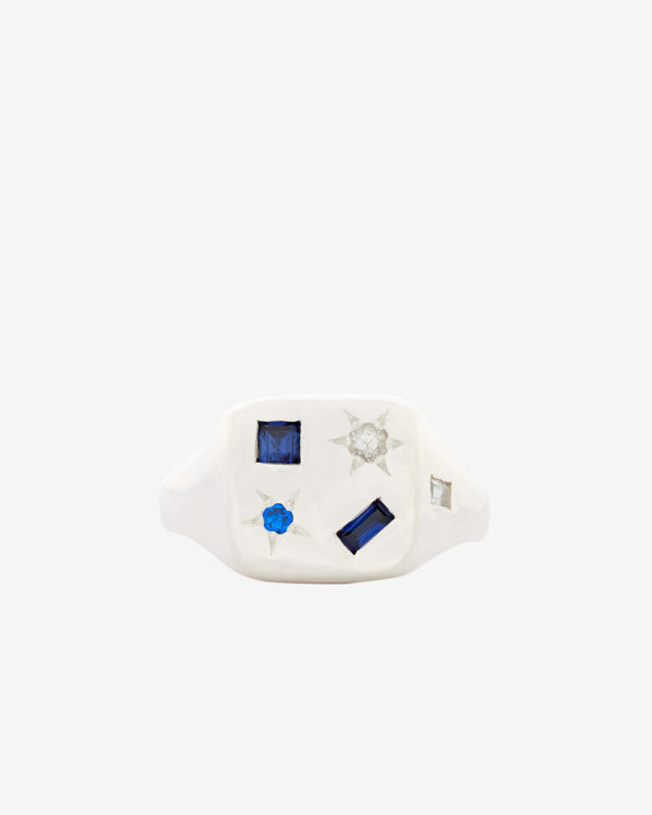 Seb Brown - Women's Tablet Ring - (Sterling Silver)