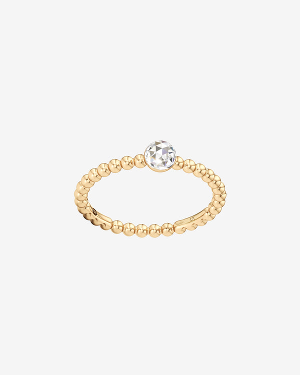 Unsaid - Women's Bubble Ring - (Yellow Gold)