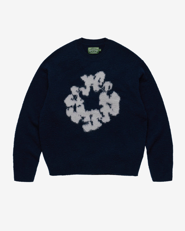 Denim Tears - Men's Wreath Sweater - (Navy)