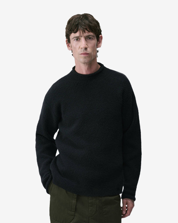 Massimo Osti - Men's Boucle Felted Crewneck - (Black)