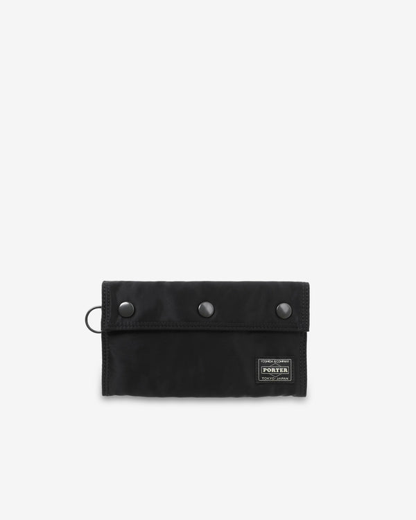 Porter Yoshida & Co. - Men's Tanker Pocket Wallet (L) - (Black)