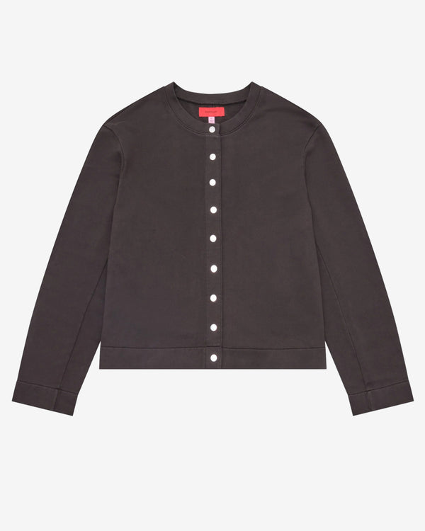 Eckhaus Latta - Men's Snap Cardigan - (Almost Black)