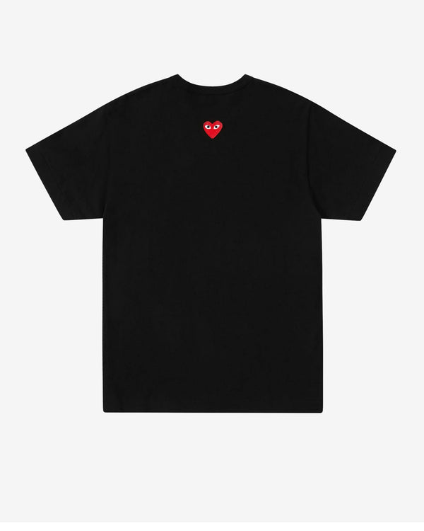Play - Back Red Heart T-Shirt - (Black)