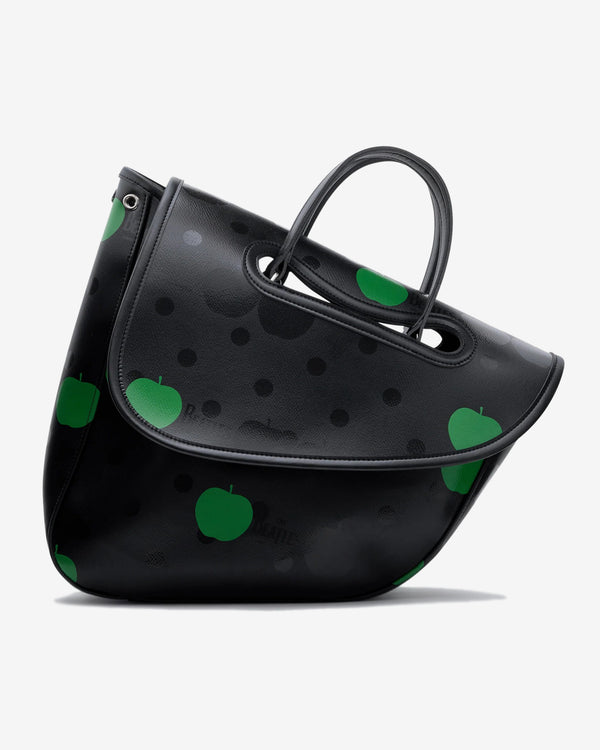 CDG Beatles - Medium Apple & Polka Dot Bag - (Black)