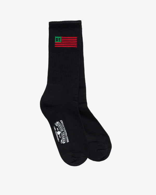 Denim Tears - Men's Flag Socks 3-Pack - (Black)