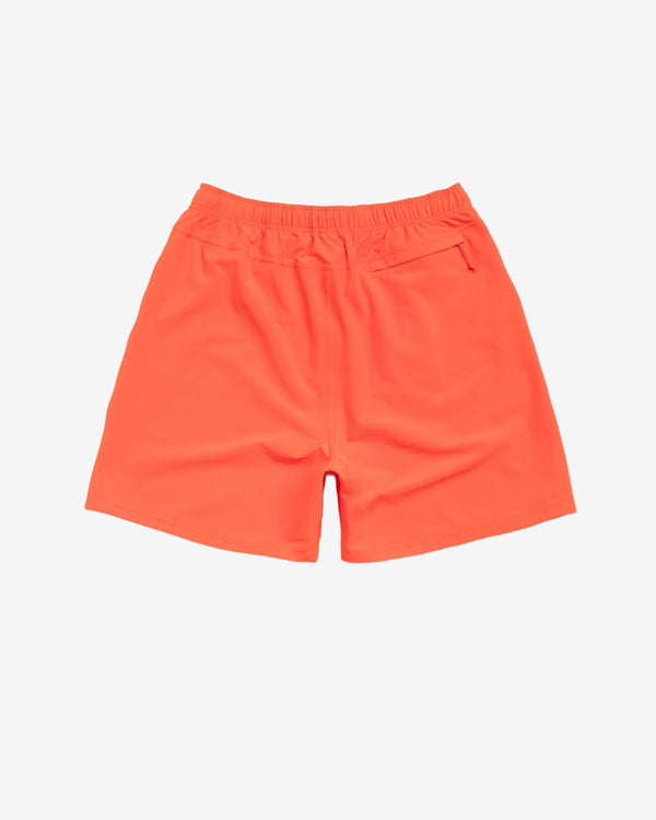 Stüssy - Men's Sport Short - (Red Orange)