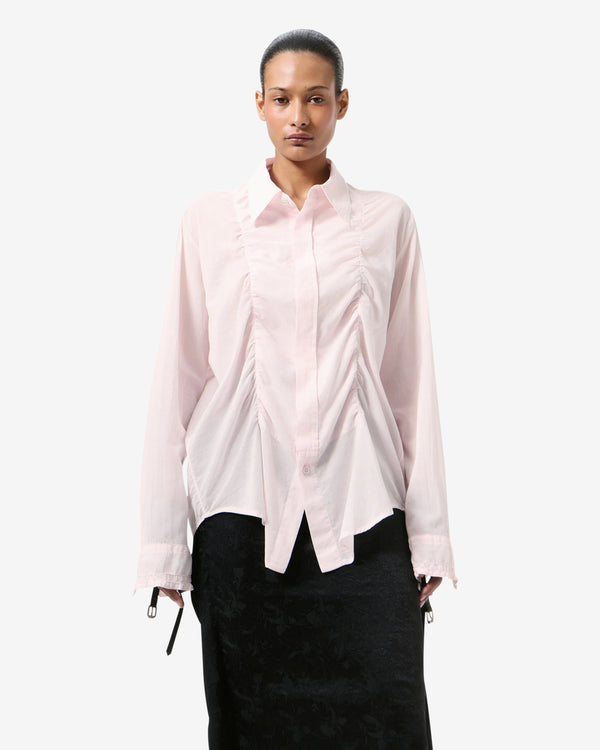 Our Legacy - Women's Jumble Shirt - (Hush Pink Pristine Voile)