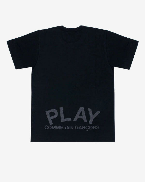 Play - Black Black Stacked Heart T-Shirt - (Black)