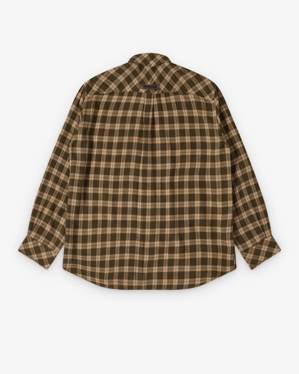 Wales Bonner - Women's Ritual Shirt - (Jade/Ocre/Oyster)