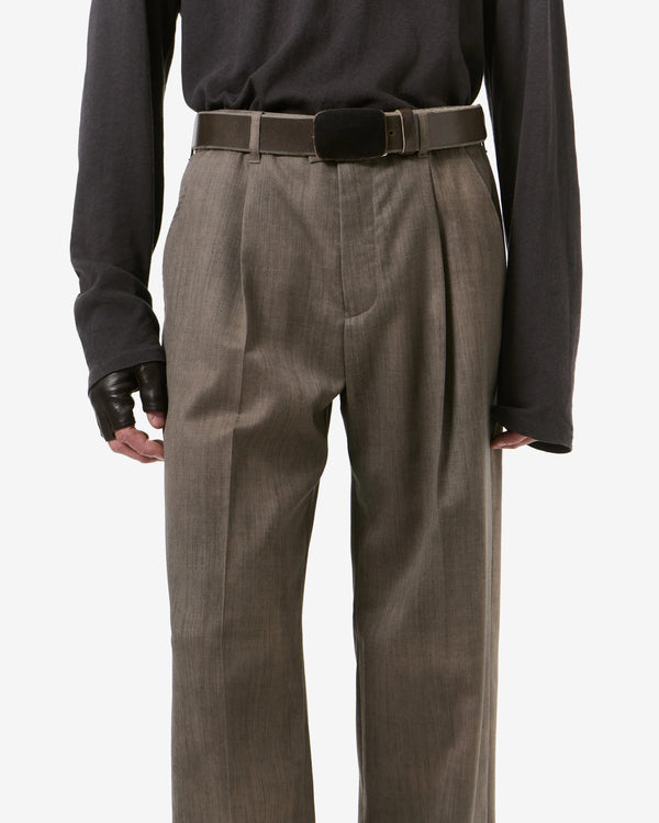 Our Legacy - Men's Slack Trouser - (Maltinto Umber Marl Wool)