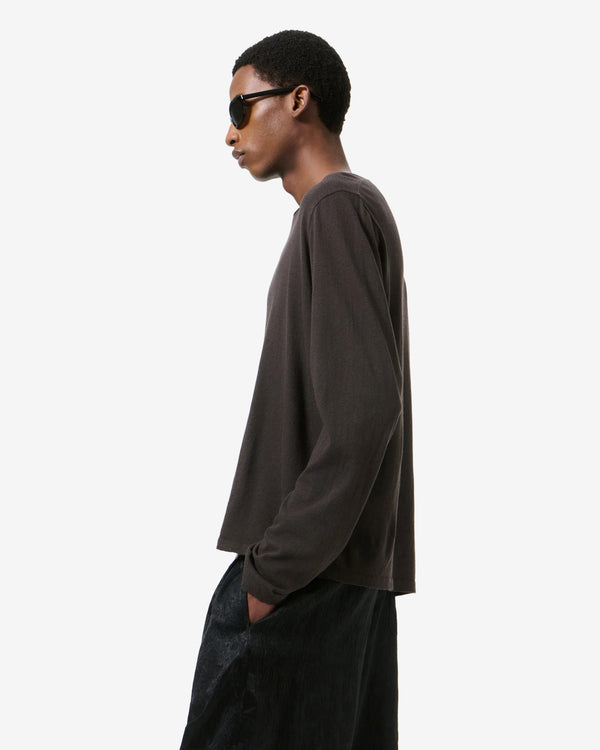 Our Legacy - Men's Bandaid Longsleeve - (Pure Graphite Cloudskin Jersey)