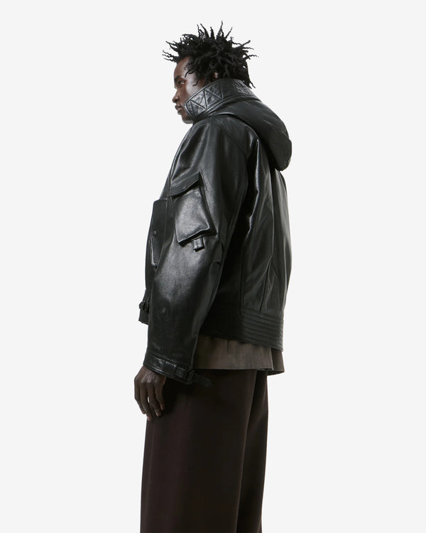Our Legacy - Men's Orbit Jacket - (Malleable Black Bullhide)