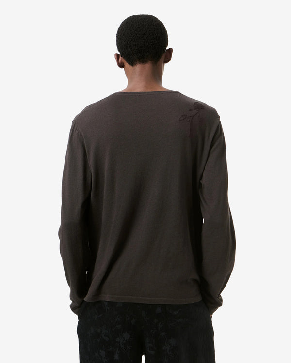 Our Legacy - Men's Bandaid Longsleeve - (Pure Graphite Cloudskin Jersey)