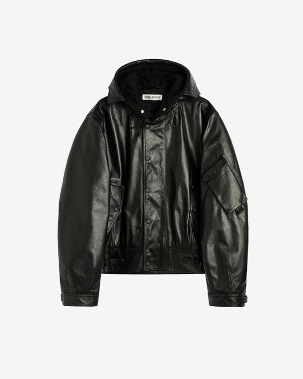 Our Legacy - Men's Orbit Jacket - (Malleable Black Bullhide)