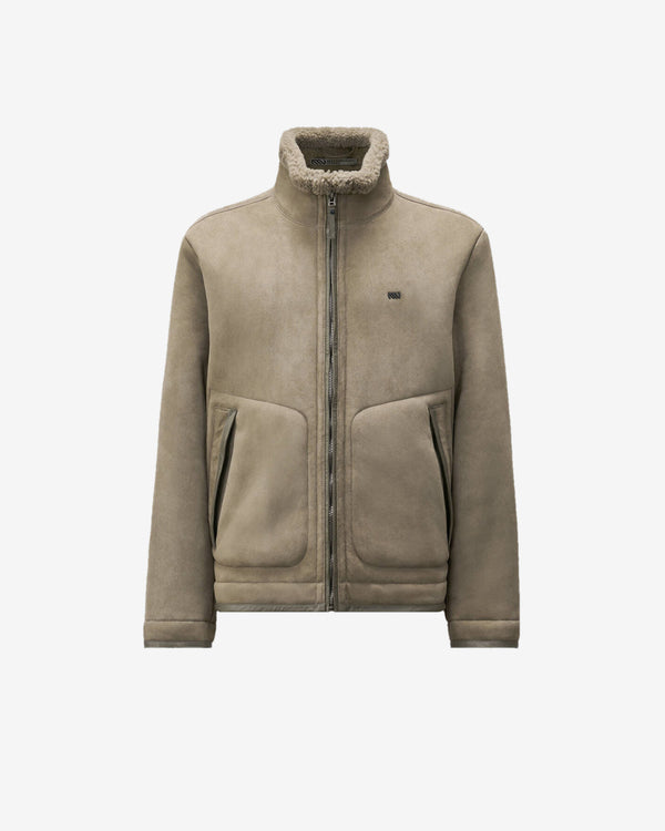 Massimo Osti - Men's Studio Fleece-Lined High Collar Jacket - (Walnut)