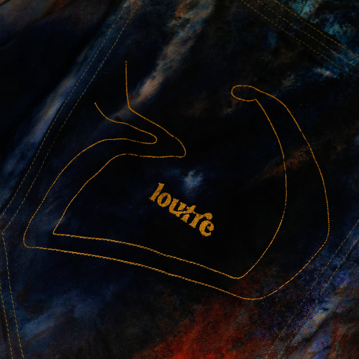 Loutre - Men's Utopia Jeans - (Tie-Dye) view 3, Click to Zoom in