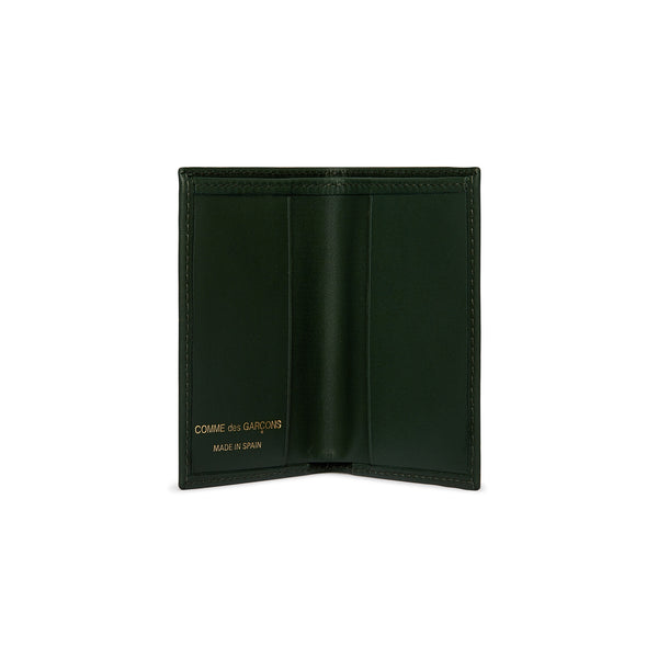 CDG Wallet - Classic Leather Bifold Wallet - (Bottle Green SA6400)