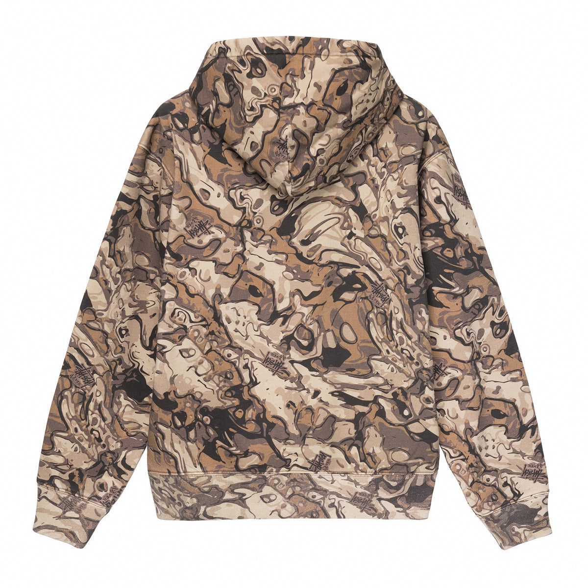 Stüssy - Veil Camo Hoodie - (Camo) view 2, Click to Zoom in
