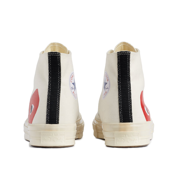 Play Converse - Red Heart Chuck Taylor All Star ’70 High Sneakers - (White)