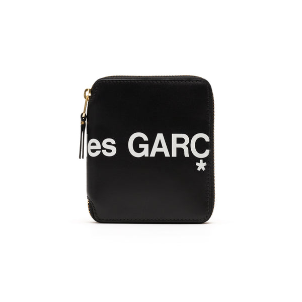 CDG Wallet - Huge Logo Full Zip Around Wallet - (Black SA2100HL)
